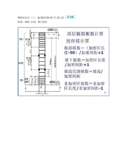 钢筋知识点三