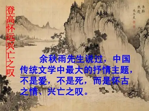 苏轼词二首第二课时2