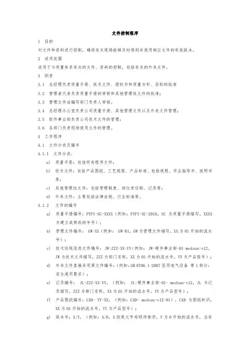 文件控制程序