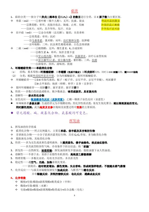6萜类及挥发油
