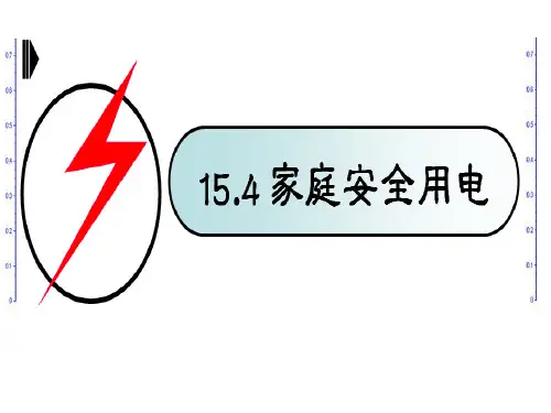 新鲁教版九年级物理上册 安全用电课件