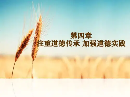 2015版思想道德修养与法律基础第四章