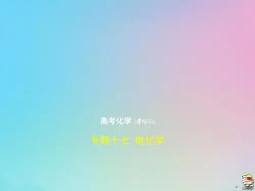 (课标Ⅲ)2020版高考化学一轮复习专题十七电化学课件