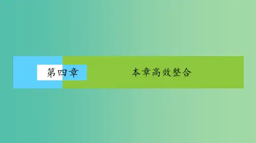 高中地理第四章地表形态的塑造本章高效整合新人教版