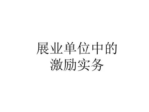 展业单位中的激励实务.pptx