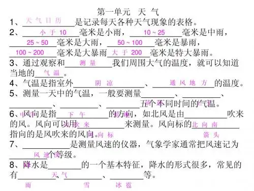 四年级上册科学幻灯片