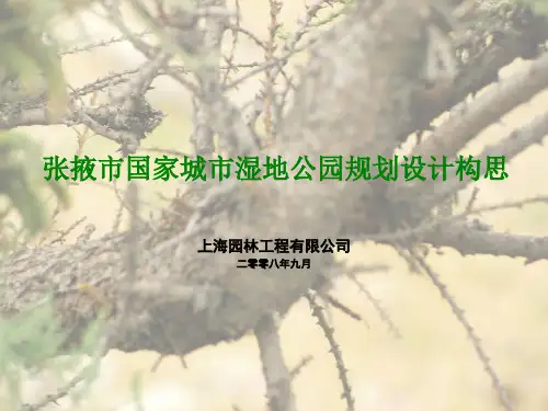 城市湿地公园规划设计构思