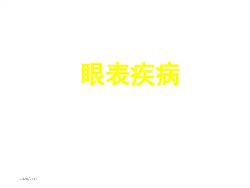 8 眼表疾病