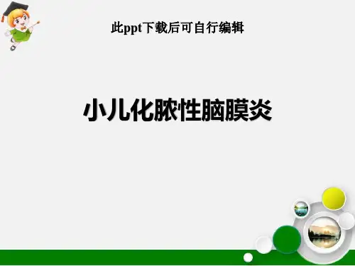 小儿化脓性脑膜炎ppt课件