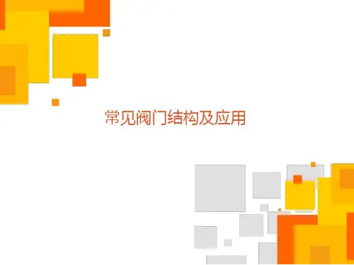 常见阀门结构及应用