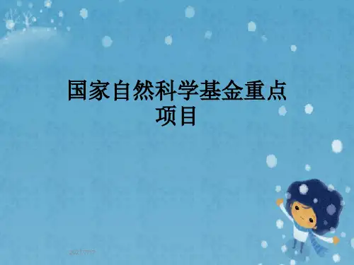 国家自然科学基金重点项目