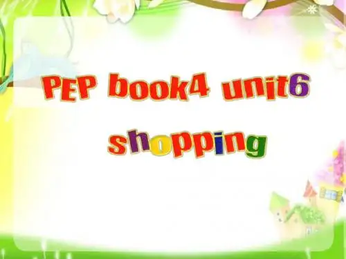 Unit6 Shopping