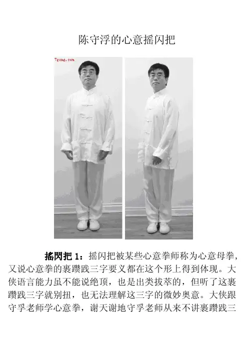 陈守浮的心意摇闪把