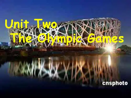 必修二 unit2 Olympic 阅读