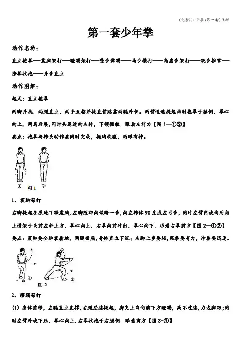 (完整)少年拳(第一套)图解