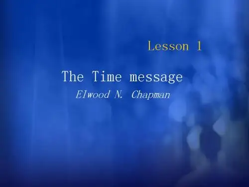 L1 Time Message