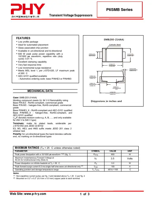 P6SMB-Series规格书