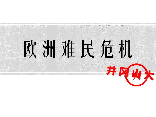 欧洲难民危机 ppt课件