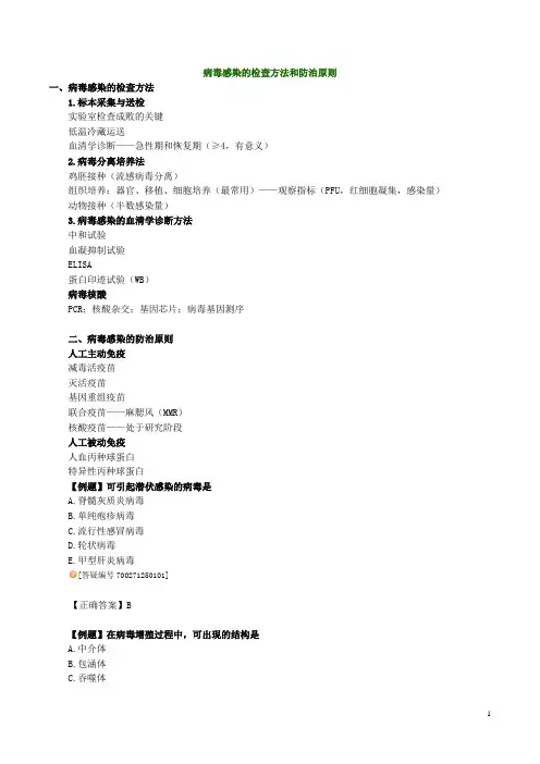 2013年临床执业医师考试辅导- 医学微生物学讲义2501