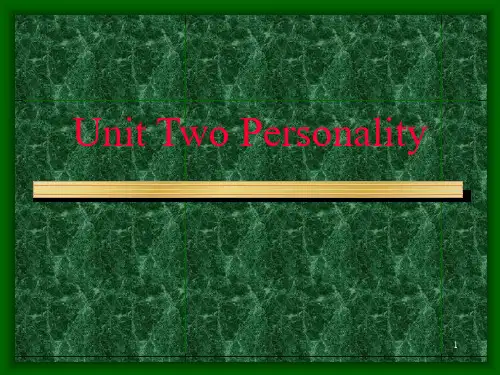 Personality