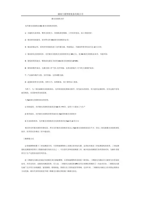 激光切割机光纤