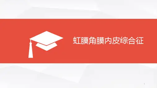 虹膜角膜内皮综合征PPT课件