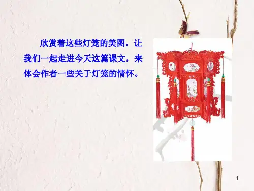 八年级语文下册 第一单元 4 灯笼课件 新人教版.pptx