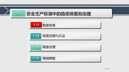 安全生产标准化培训PPT课件