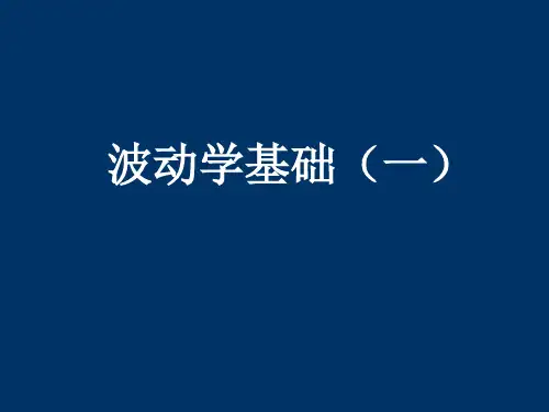 波动学基础1