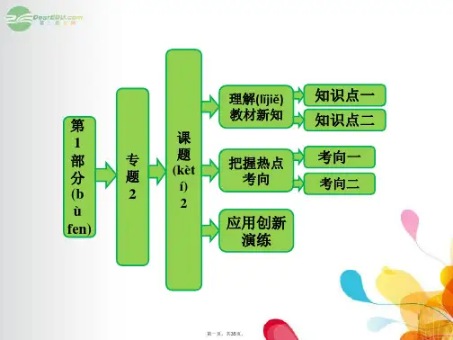 高中生物 第1部分 专题2 课题2 土壤中分解尿素的细菌的分离与计数课件 新人教版选修1