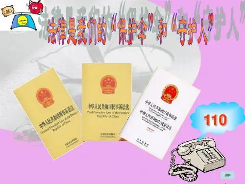 法律是我们的保护伞和守护人