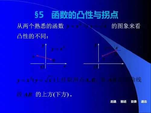 高中数学(人教版)第6章微分中值定理及其应用函数的凸性