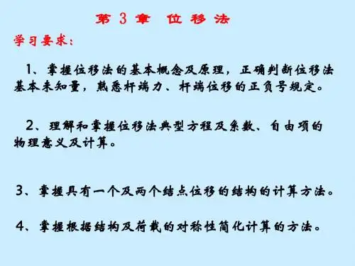 第3 章位移法