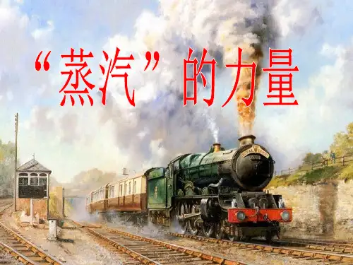 高中历史必修二《专题五走向世界的资本主义市场三“蒸汽”的力量》1546人民版PPT课件