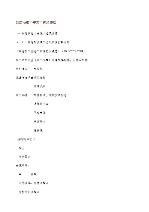 钢结构施工工艺 2