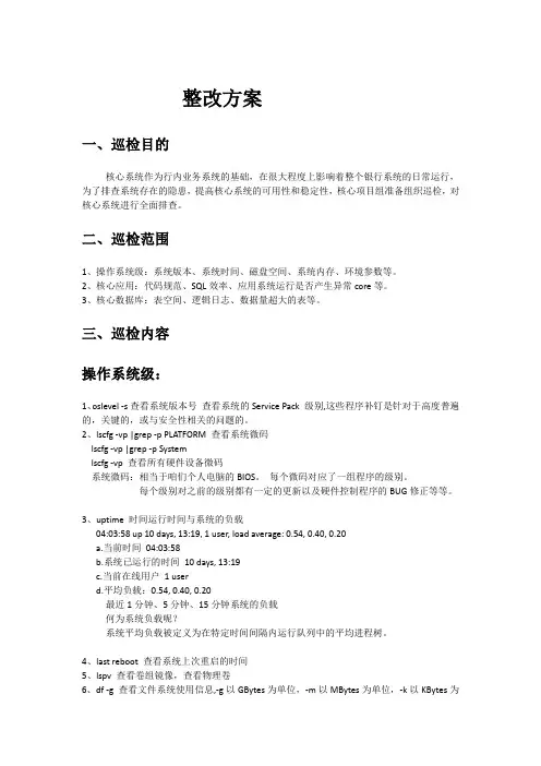 巡检方案