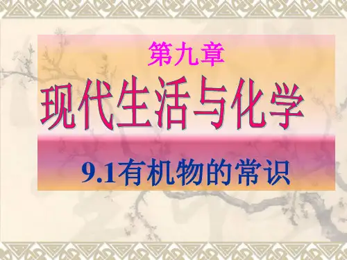 9.1有机物的常识