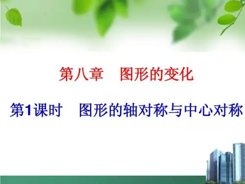 浙江新中考2014届总复习课件(24)图形的轴对称与中心对称