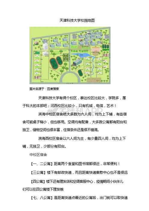 天津科技大学校园地图