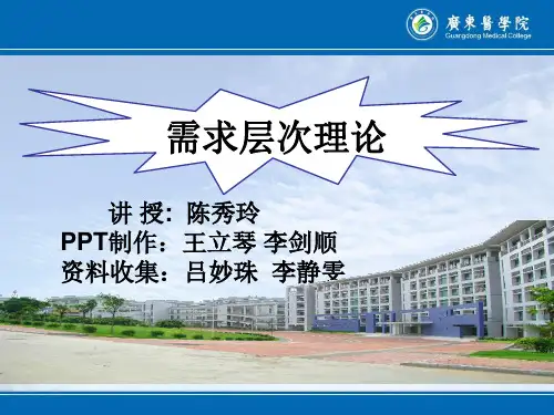 需求层次分析