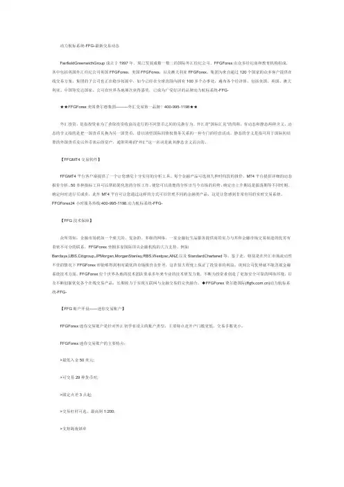 动力航标系统-FFG