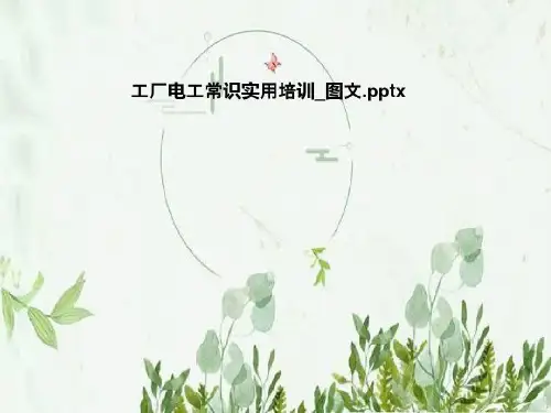 工厂电工常识实用培训_图文41页PPT