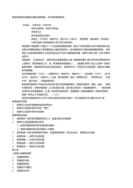 教育学电子版版