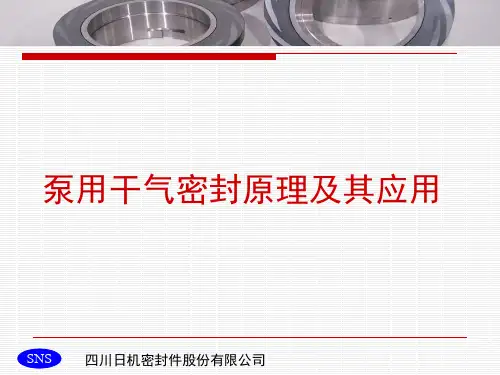 泵用干气密封讲稿2011