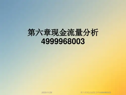第六章现金流量分析4999968003