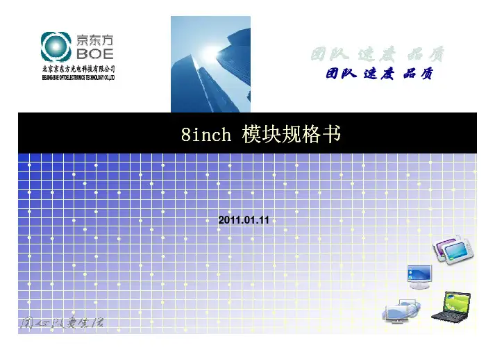 8Inch XGA 模块规格书(201101)
