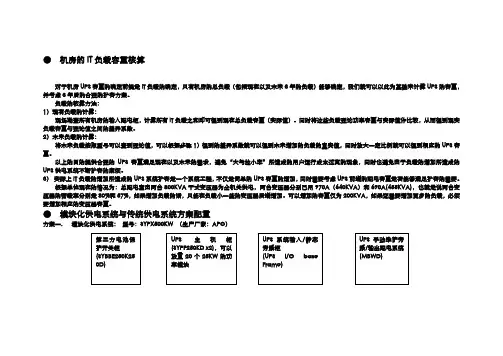 机房精密空调设计方案