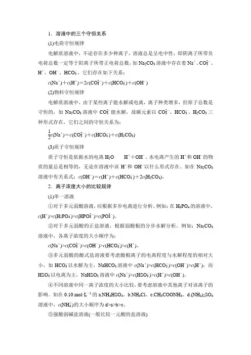 离子平衡