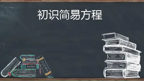 苏教版《简易方程》教研课件1