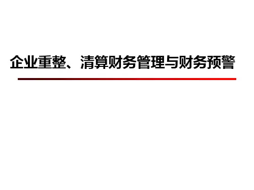财务预警分析